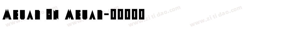 Metal On Metal字体转换